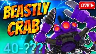 LIVE   -  Beastly Mega Crab 2024 |  Stages 40-?? |  Boom Beach