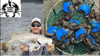 TOWNSVILLE FLOODS 2025 Brings out MONSTER MUD CRABS | First BARRAMUNDI this year #fishing #australia