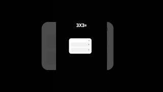 3x3=?