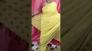 Party Wear Zari Work Saree #sareefashion #saree #sareelove #shorts #youtubeshorts #viral #trending