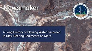 PSI Newsmakers: A Long History of Flowing Water Recorded in Clay-Bearing Sediments on Mars