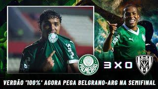 Sorriso[2] e Heittor marcam, Palmeiras vence Del Valle e conhece adversário na semi da Liberta U-20!