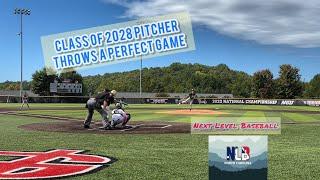 Next Level Baseball NC 2028 at Anchor Bats 14U - Perfect Game by NLB Pitcher (#22) #baseball 9/23/28