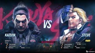 TEKKEN 8 HIGH LEVEL PLAYERS RANKED MATCH | bpg111 (KAZUYA) VS ttv/bolo_nz_ (STEVE)