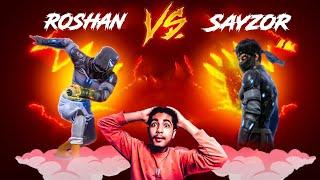 KG ROSHAN VS SAYZOR FF|| Most Demanded Match @4flaggamer