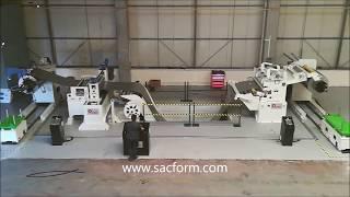 Slitting Line 1600X2mm  Galvanized Sheet Metal - Линии Продольной Резки Стали SACFORM / AGMline