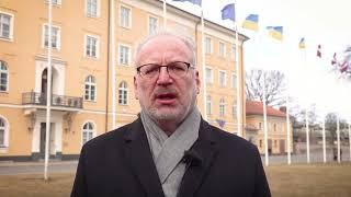 27.03.2022. President Levits' video message for the global charity concert “Save Ukraine — #StopWar”