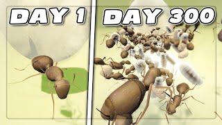 I SPENT 300 DAYS Building My Own Ant Empire in Ant Keeping Simulator