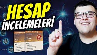 HESAP İNCELEMELERİ ️️ | Sıradaki Herkese Açık! | Genshin Impact Türkçe