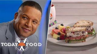 Craig Melvin creates new sandwich for the TODAY Cafe!