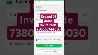 Dream365 invite code || Dreams 365 game invite code || Dream 365 invitation code 738066744030