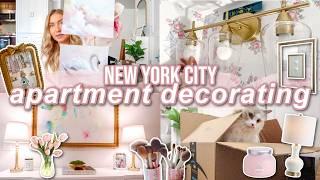 Organizing & Decorating our NYC Apartment! | Wallpaper, Closet, Entryway, Hauls | Lauren Norris