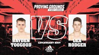 PGFL 2 - Bayden Toogood VS Lex Rodger - Australian Amateur MMA