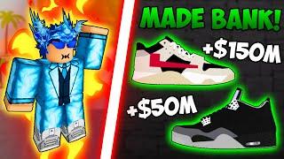 How I Made BANK In Sneaker Resell Simulator! (Roblox)