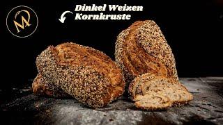 Dinkel Weizen Kornkruste - Perfektes Dinkel Körnerbrot selber backen