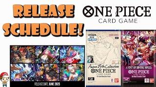 The Complete One Piece TCG Release Schedule -  BIG Update! Full Buyer's Guide! (One Piece TCG News)