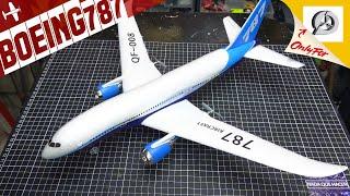 Boeing 787 de RC de 550mm, vuela increíble, es económico, de 3 canales y estabilizador! ¡WOW! |NQUEH