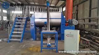 Industrial ribbon blender machine for powder mixing China supplier