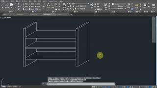 Autocad 認証2020(6)  等角圖家具繪製  出圖pdf.  2020 02 23 15 55 54