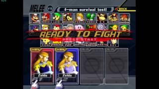 ssbm netplay sheik, pichu, fox vs sheik