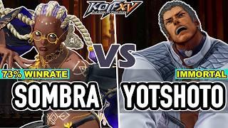 KOF XV ▰ Sombra (Joe/Dolores/K') vs Yotshoto (Iori/O.Yashiro/Ryo)