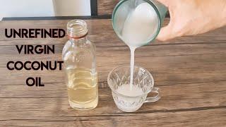 Learn how to make extra virgin coconut oil in 2 minutes