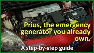 Toyota Prius Home Emergency Generator (Step-by-Step)