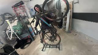 Mimoke Vertical Bicycle Stand - Freestanding Bicycle Floor Stand unboxing and instructions