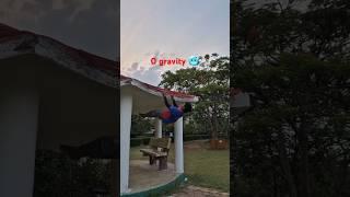 0 gravity challenge #amanrncvlogs #calisthenics #gravity #frontlever #subscribe #viral #youtuber