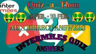 INTERMILES QUIZ ANSWERS TODAY | 4TH FEBRUARY QUIZ ANSWERS | INTERMILES QUIZ |CURRENCIES OF THE WORLD