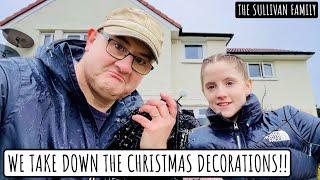 WE TAKE DOWN THE CHRISTMAS DECORATIONS!! | NEW YEARS DAY 2023 | The Sullivan Family