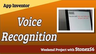 MIT App Inventor 2 - Voice Recognition App