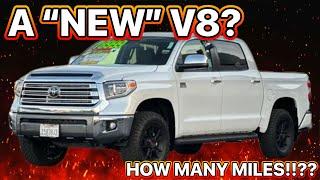 WHAT!!?? This 2021 Toyota Tundra Has How Many Miles???