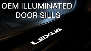 HOW TO INSTALL ILLUMINATED DOOR SILLS 2014-2020 LEXUS IS | GREY 3IS