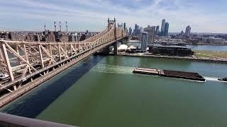 Tugboat Boat . 35 Sutton Pl . New York City View.