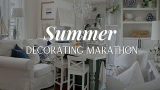 SUMMER DECORATE WITH ME MARATHON || 2024 SUMMER DECORATING IDEAS || INTERIOR STYLING