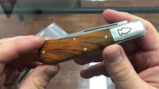 Knife Thoughts: Northwoods Madison Barlow in Cocobolo Overview, the BIG BOY of the GEC Barlow family