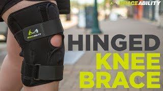 BraceAbility Bariatric Knee Brace with Hinges for Meniscus Tears and Arthritis Joint Support