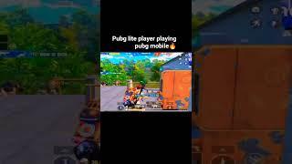 PUBG lite player playing PUBG mobile |pubg mobile | #youtubeshorts #viralshort #shorts