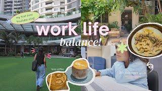 first ever vlog  | realistic 9-5 work life, dji osmo pocket 3 test, fave cafe, 28th bday