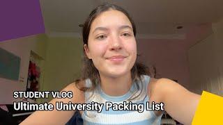 Ultimate University Packing List 2024  | LSE Student Vlog