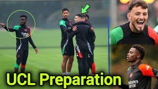 INSIDE TRAINING | Saka & Martinelli Massive Return to Training Ahead of PSV