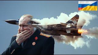1 MINUTE AGO! F-16 pilot shot down Russian air king Sukhoi SU-57!