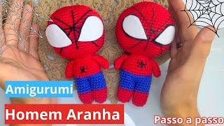 Homem aranha Amigurumi | passo a passo crochê