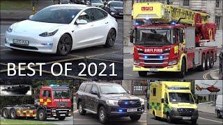 Fire Trucks, Police Cars & Ambulances responding - BEST OF 2021