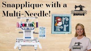 Snapplique with a Multi-Needle, Brother PR1055, the Stitchuation Room, 1/3/25