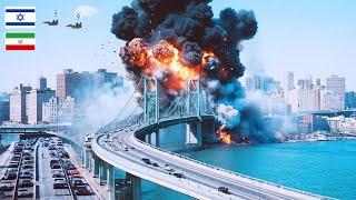 Israeli F-35 Jets bomb destroy on the bridges and city center in the Iranian city of tehran!!