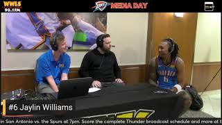 Jaylin Williams - 2024 OKC Thunder Media Day