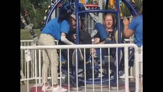 Alice In Chains' Jerry Cantrell Riding the Slingshot at Darien Lake Amusement Park