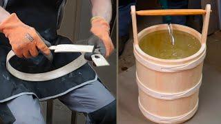 Making a bucket completely from wood – without glue or metal